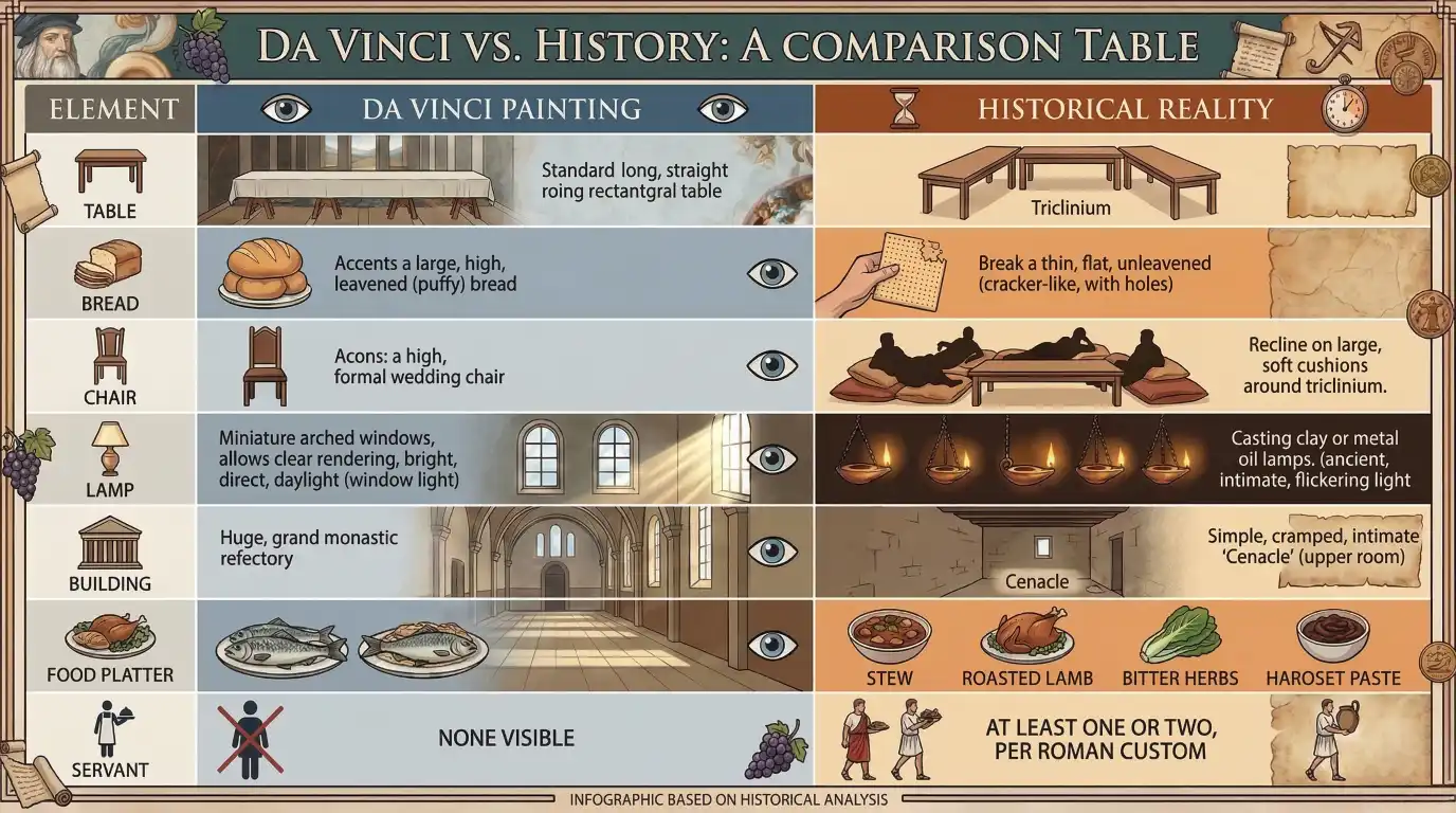Da Vinci vs. History: A Comparison Table