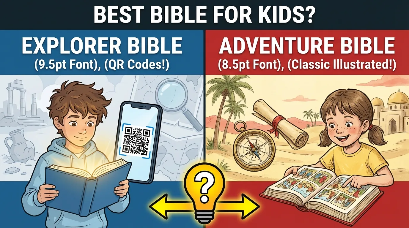 Explorer Bible vs Adventure Bible: 2026 Comparison Guide for Parents